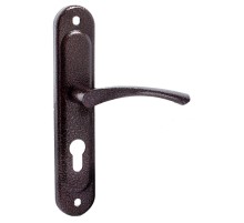 Ручка дверная Zenit (Зенит) на планке РФ1-55.17 (медь)