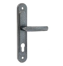 Ручка дверная Zenit (Зенит) на планке РФ1-68.02 серебро