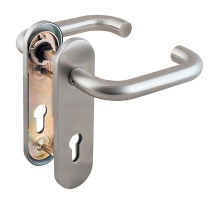 Ручка Fuaro (Фуаро) дверная FP.DH72.0433 SS 304 (DH-0433 SS 304) с пружиной,нержавейка 304, квадрат 9x140 мм