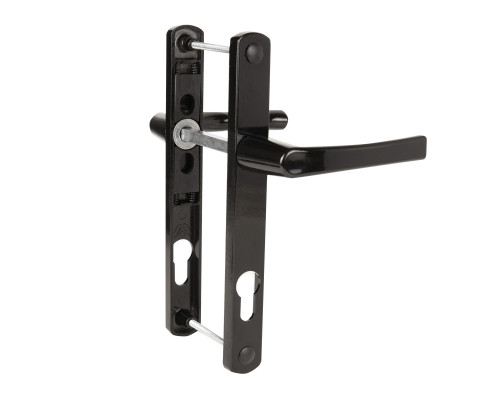 Ручка Punto (Пунто) на планке HANDLE.85.25.67-75 RAL 9005 черный Ручка Punto (Пунто) на планке HANDLE.85.25.67-75 RAL 9005 черный