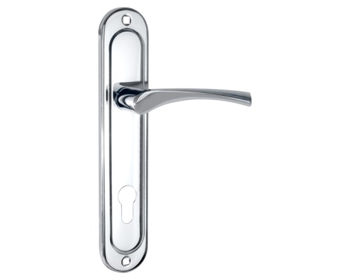 Ручка Punto (Пунто) на планке HANDLE90.CRONA.18-85 (P90 8518 CRONA) СP хром Ручка Punto (Пунто) на планке HANDLE90.CRONA.18-85 (P90 8518 CRONA) СP хром