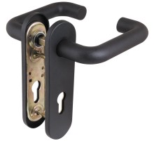 Ручка Fuaro (Фуаро) дверная FP.DH172.0431 (DH-0431 NE) NE нейлон, BL-24 черный