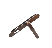 Ручка дверная Zenit (Зенит) на планке РФ1-85.25 (85 мм) коричневый