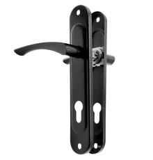 Ручка дверная Absolyute (Абсолют) на планке РФ1-85/07А (черный)