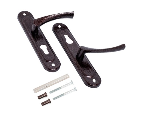 Ручка дверная Zenit (Зенит) на планке РФ1-55.17 (медь)