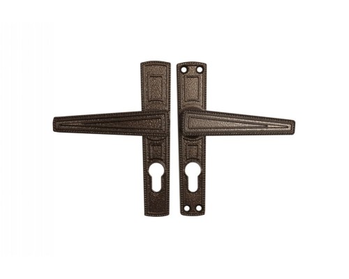 Ручка дверная Zenit (Зенит) на планке к ЗВ4-3.01 РФ1-55.01 (медь)