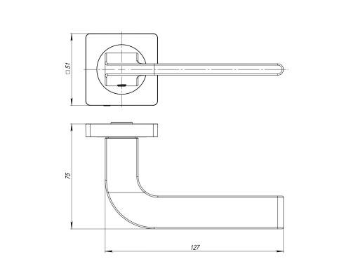 Ручка Ajax (Аякс) раздельная K.JK51.SPLINE (SPLINE JK) SSC-16 сатинированный хром Ручка Ajax (Аякс) раздельная K.JK51.SPLINE (SPLINE JK) SSC-16 сатинированный хром