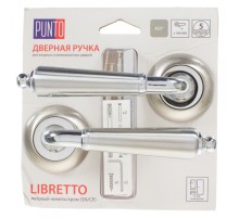 Ручка Punto (Пунто) раздельная LIBRETTO ML/HD SN/CP-3 матовый никель/хром