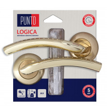 Ручка Punto (Пунто) раздельная LM/A R.TL54.LOGICA/HD SG/GP-4 матовое золото/золото