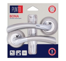 Ручка Punto (Пунто) раздельная LM/A R.TL54.BONA/HD SN/CP-3 матовый никель/хром