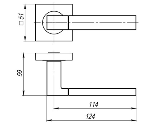 Ручка Ajax (Аякс) раздельная K.JK51.FUSION (FUSION JK) BL-24 черный Ручка Ajax (Аякс) раздельная K.JK51.FUSION (FUSION JK) BL-24 черный
