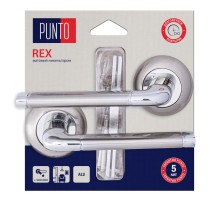 Ручка Punto (Пунто) раздельная LM/A R.TL54.REX/HD SN/CP-3 матовый никель/хром