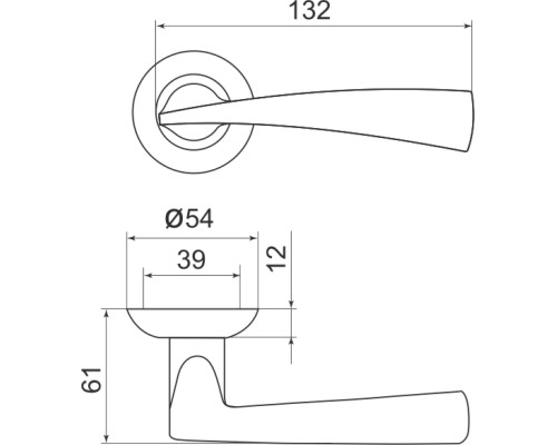 Ручка Armadillo (Армадилло) раздельная R.LD54.Columba (Columba LD80) AB/GP-7 бронза/золото Ручка Armadillo (Армадилло) раздельная R.LD54.Columba (Columba LD80) AB/GP-7 бронза/золото