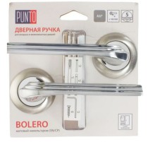 Ручка Punto (Пунто) раздельная BOLERO TL/HD SN/CP-3 матовый никель/хром