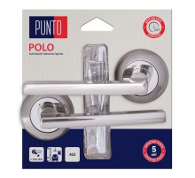 Ручка Punto (Пунто) раздельная LM/A R.TL54.POLO/HD SN/CP-3 матовый никель/хром