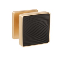 Ручка Punto (Пунто) раздельная K.EST.Q52.GIPNOZ SSG/BL сатинированное золото/черный