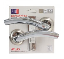 Ручка Punto (Пунто) раздельная ATLAS TL/HD SN/CP-3 матовый никель/хром