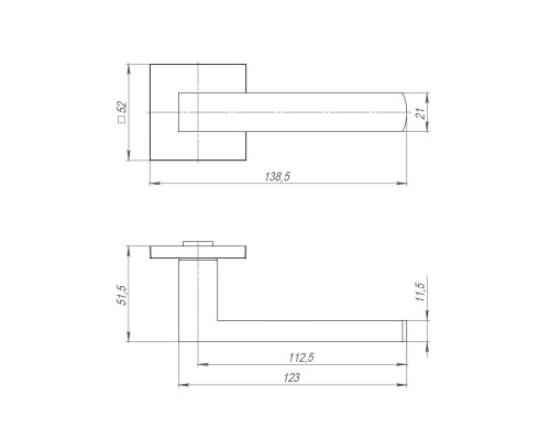 Ручка Ajax (Аякс) раздельная K.JS51.OPTIMAL BL-24 черный Ручка Ajax (Аякс) раздельная K.JS51.OPTIMAL BL-24 черный