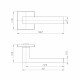 Ручка Ajax (Аякс) раздельная K.JS51.OPTIMAL BL-24 черный