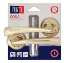 Ручка Punto (Пунто) раздельная LM/A R.TL54.CODA/HD SG/GP-4 матовое золото/золото