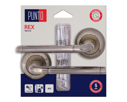 Ручка Punto (Пунто) раздельная LM/A R.TL54.REX/HD ABG-6 бронза Ручка Punto (Пунто) раздельная LM/A R.TL54.REX/HD ABG-6 бронза