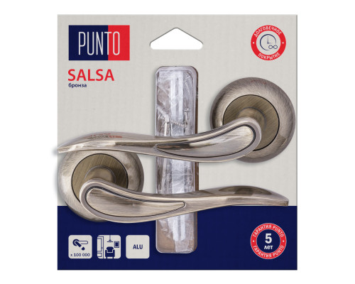 Ручка Punto (Пунто) раздельная LM/A R.TL54.SALSA/HD ABG-6 бронза Ручка Punto (Пунто) раздельная LM/A R.TL54.SALSA/HD ABG-6 бронза