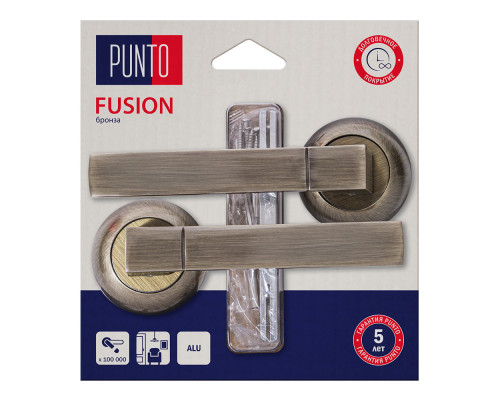 Ручка Punto (Пунто) раздельная LM/A R.TL54.FUSION/HD ABG-6 бронза Ручка Punto (Пунто) раздельная LM/A R.TL54.FUSION/HD ABG-6 бронза