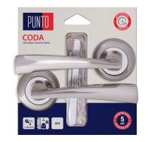 Ручка Punto (Пунто) раздельная LM/A R.TL54.CODA/HD SN/CP-3 матовый никель/хром