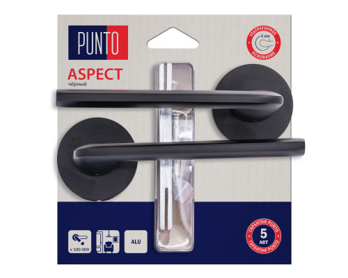 Ручка Punto (Пунто) раздельная LM/A R.RS52.ASPECT/HD BL-24 черный Ручка Punto (Пунто) раздельная LM/A R.RS52.ASPECT/HD BL-24 черный