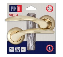 Ручка Punto (Пунто) раздельная LM/A R.TL54.VIOLA/HD SG/GP-4 матовое золото/золото