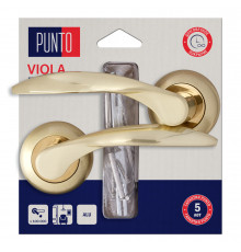 Ручка Punto (Пунто) раздельная LM/A R.TL54.VIOLA/HD SG/GP-4 матовое золото/золото
