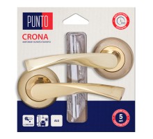 Ручка Punto (Пунто) раздельная LM/A R.TL54.CRONA/HD SG/GP-4 матовое золото/золото