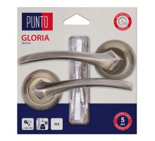 Ручка Punto (Пунто) раздельная LM/A R.TL54.GLORIA/HD ABG-6 бронза