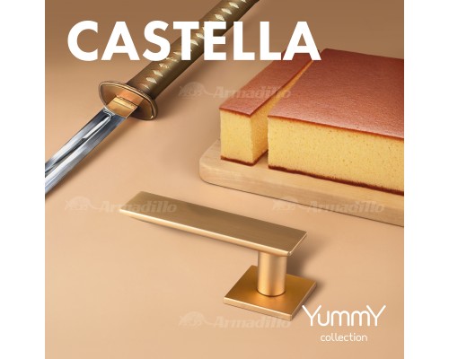 Ручка Armadillo (Армадилло) раздельная K.YM.CASTELLA FSG-39 флор. золото