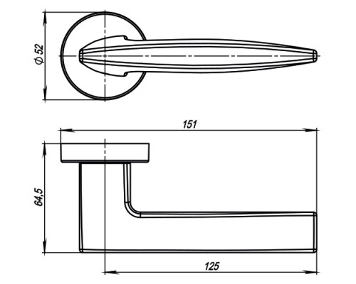 Ручка Armadillo (Армадилло) раздельная R.URB52.SQUID (SQUID URB9) ОВ-13 античная бронза Ручка Armadillo (Армадилло) раздельная R.URB52.SQUID (SQUID URB9) ОВ-13 античная бронза