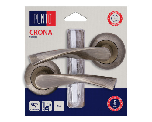 Ручка Punto (Пунто) раздельная LM/A R.TL54.CRONA/HD ABG-6 бронза Ручка Punto (Пунто) раздельная LM/A R.TL54.CRONA/HD ABG-6 бронза