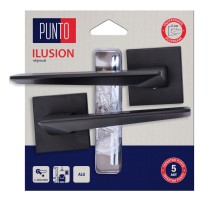 Ручка Punto (Пунто) раздельная LM/A K.QS52.ILUSION/HD BL-24 черный