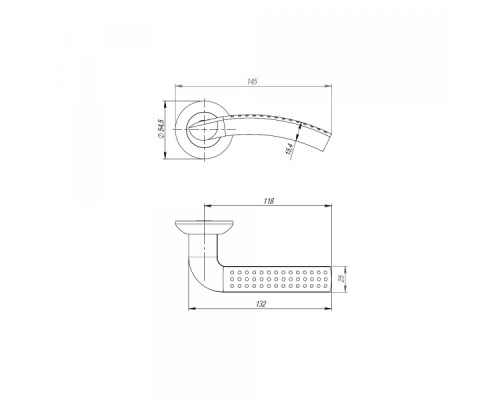 Ручка Punto (Пунто) раздельная R.TL54.LOGICA (LOGICA TL) 140mm ABG-6 зеленая бронза Ручка Punto (Пунто) раздельная R.TL54.LOGICA (LOGICA TL) 140mm ABG-6 зеленая бронза