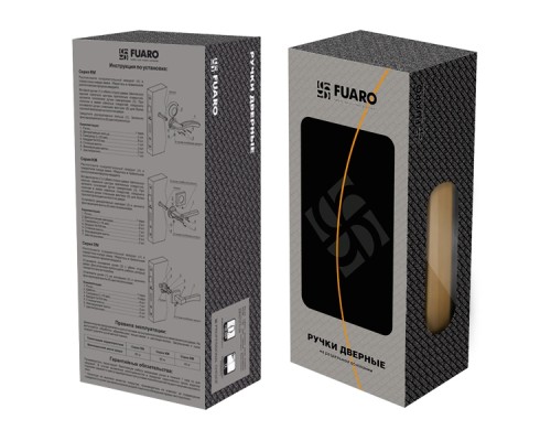 Ручка Fuaro (Фуаро) раздельная DIAMOND DM/HD SN/CP-3 матовый никель/хром Ручка Fuaro (Фуаро) раздельная DIAMOND DM/HD SN/CP-3 матовый никель/хром