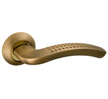 Ручка Fuaro (Фуаро) раздельная R.AR54.LOUNGE (LOUNGE AR) 130mm AB/GP-7 бронза/золото