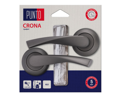 Ручка Punto (Пунто) раздельная LM/A R.TL54.CRONA/HD GR-23 графит Ручка Punto (Пунто) раздельная LM/A R.TL54.CRONA/HD GR-23 графит