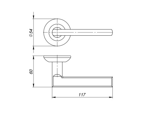 Ручка Ajax (Аякс) раздельная R.JR54.POLO TECH/IND BL-24 черный (белая коробка) Ручка Ajax (Аякс) раздельная R.JR54.POLO TECH/IND BL-24 черный (белая коробка)