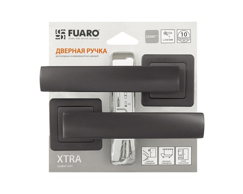Ручка Fuaro (Фуаро) раздельная XTRA XM/HD GR-23 графит Ручка Fuaro (Фуаро) раздельная XTRA XM/HD GR-23 графит