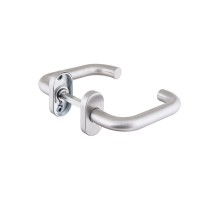 Ручка Fuaro (Фуаро) раздельная R.DSS304-0203P/19 (DSS-0203P/19) INOX 304 (овальное основание)