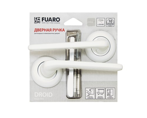 Ручка Fuaro (Фуаро) раздельная DROID RM/HD WH-19 Ручка Fuaro (Фуаро) раздельная DROID RM/HD WH-19