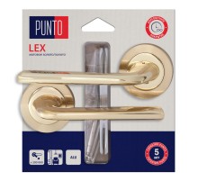 Ручка Punto (Пунто) раздельная LM/A R.TLK52.LEX/HD SG/GP-4 мат.золото/золото