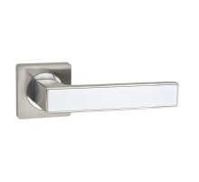 Ручка Ajax (Аякс) раздельная K.JK51.OPTIMA plus (OPTIMA plus JK) SN/WH-19 матовый никель/белый