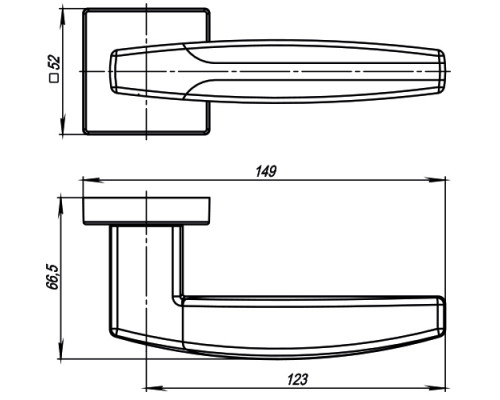 Ручка Armadillo (Армадилло) раздельная K.USQ52.ARC (ARC USQ2) BB/SBB-17 кор.бронза/мат.кор.бронза Ручка Armadillo (Армадилло) раздельная K.USQ52.ARC (ARC USQ2) BB/SBB-17 кор.бронза/мат.кор.бронза