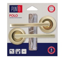 Ручка Punto (Пунто) раздельная LM/A R.TL54.POLO/HD SG/GP-4 матовое золото/золото
