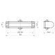 Доводчик Ajax (Аякс) дверной DCTR80-140 (TDR-140) 80-140кг BR коричневый